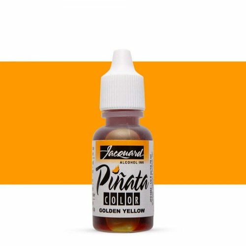 Jacquard Pinata alcohol ink 004 Golden Yellow - tusz alkoholowy