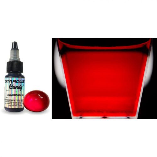 Barwnik transparentny Stardust do żywicy - Lava orange 66 - Lawa Pomarańczowa