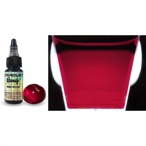 Barwnik transparentny Stardust do żywicy - Wine red 8 - Czerwone wino