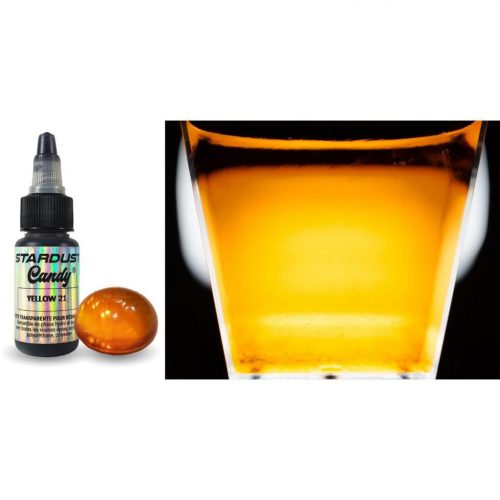 Barwnik transparentny Stardust do żywicy - Yellow 21 - Żółty