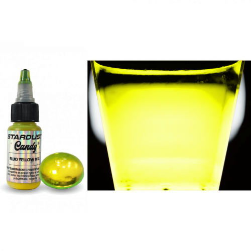 Barwnik transparentny Stardust do żywicy - Fluo Yellow 9FG - Żółty fluo