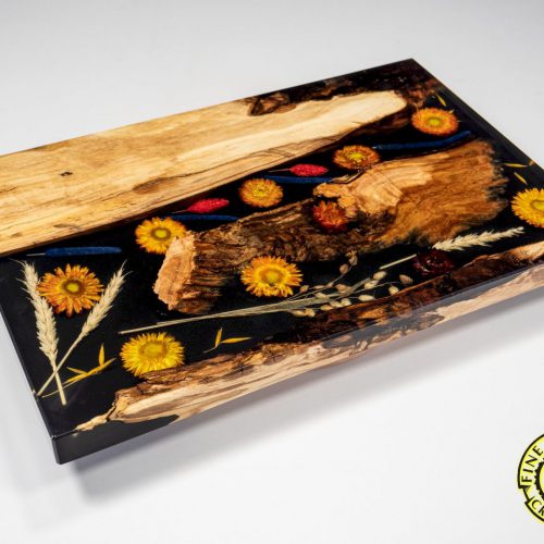 Floral serving board
