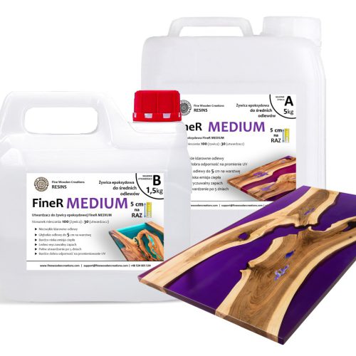 FineR MEDIUM Gießen von Epoxidharz für den Tiefguss 1,3kg
